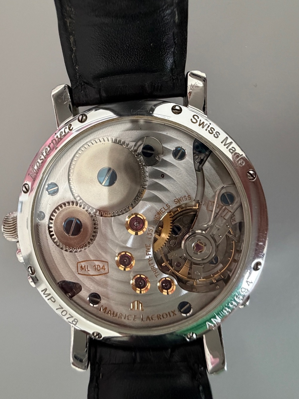 Maurice Lacroix Masterpiece MP7078 43mm Moon Phase Retrograde ML104 Full set - Picture 2 of 9